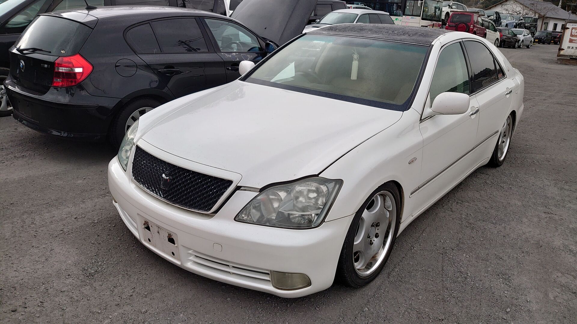 トヨタクラウン過走行車買取りしました‼️