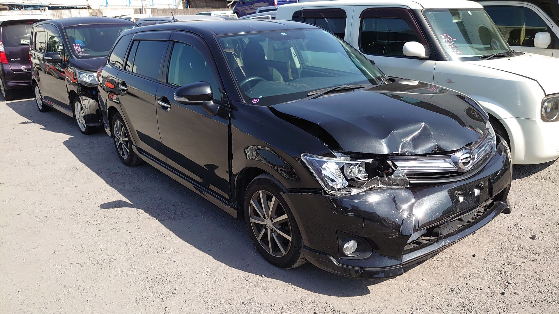 トヨタカローラフィルダー事故車買取りしました‼️